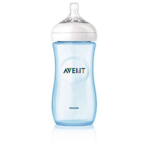 Philips Avent Biberon Natural 6m+ Tettarella a Flusso Veloce 330ml Azzurro  - Farmaglobo