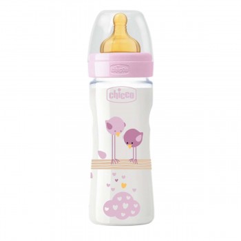 biberon benessere 250ml caucciù chicco